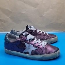 Golden Goose — Golden Goose Superstar225-230 Italian Model Limited Edition Vhtf Shoes Pre — Sneaker — resale