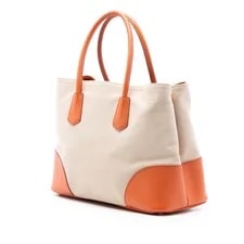 Authenticated Prada Large Trimmed Canapa Double 2