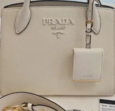 Authentic Prada Monochrome Small 1BA156 2