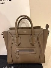Celine Luggage Slouch 2-Way Souris Genuine With Invoice 2
