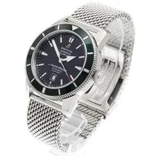 Breitling Super Ocean Heritage 46 A17320 46mm SS Black Dial Automatic Date #C261 2