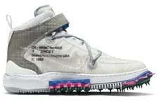 Off-White X Air Force 1 Mid ' All US Size DO6290-100 New in Box 2