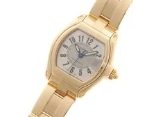 Cartier Roadster LM W62003V1 K18Yellow Gold 38mm Silver Dial Automatic #DW021 2