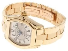 Cartier Roadster LM W62003V1 K18Yellow Gold 38mm Silver Dial Automatic #DW021 3