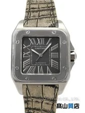 Cartier — Cartier Santos W20134X8 / 2656 Stainless Steel Leather 38mm Automatic #TW3442 — Watch — resale