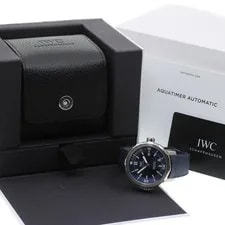 IWC — IWC Aquatimer IW328801 44mm SS Rubber Navy Dial Automatic Date #C122 — Watch — resale