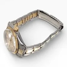 Rolex Date 34 Mm Two Tone Champagne Oyster Automatic 1501 Circa 1964 4
