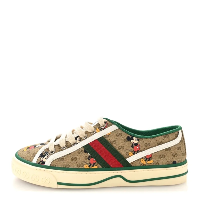 Gucci — X Disney Mini Monogram Mickey Mouse 1977 Tennis Sneakers — Sneaker — resale