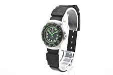 [ EXC+5 ] TAG Heuer Formula 1 375.508 Black Green Quartz Rubber 3