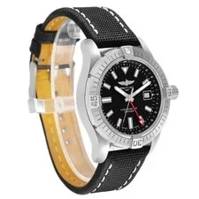 Breitling Avenger Automatic GMT 43 Black Dial Steel A32397 3