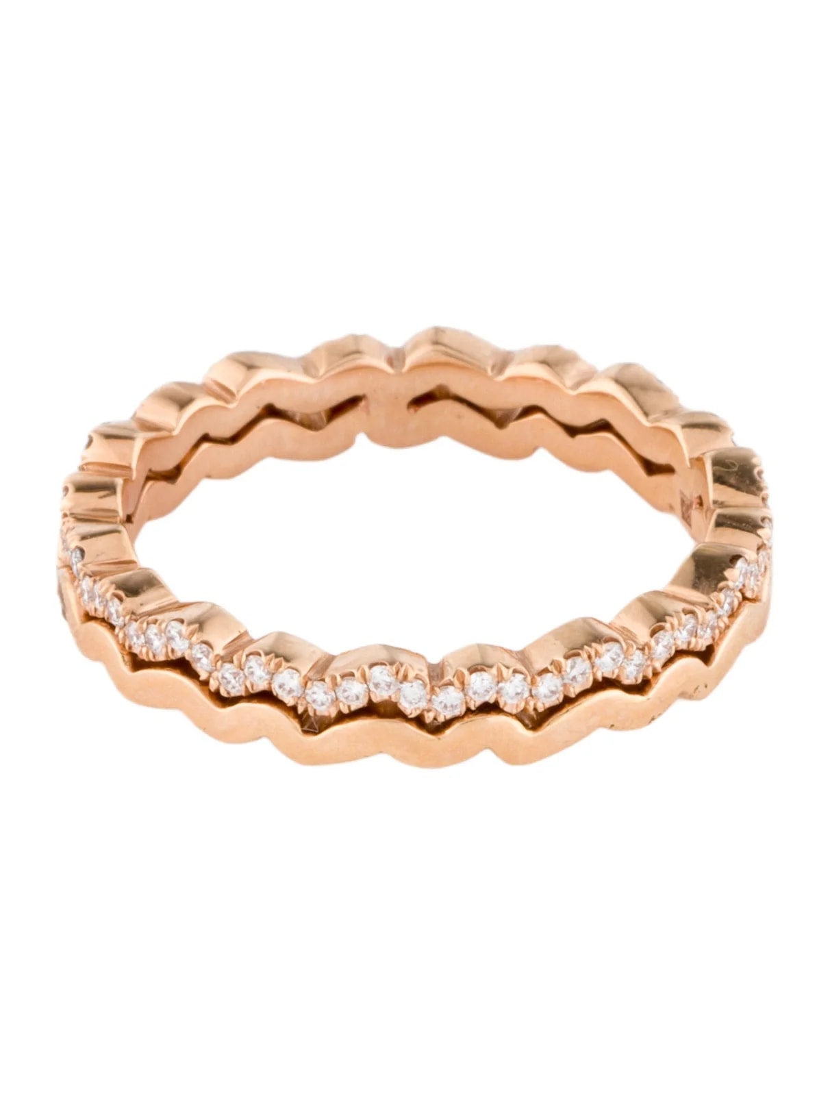 Suzanne Kalan — 18K Mini Wave Eternity Band — Jewelry — resale