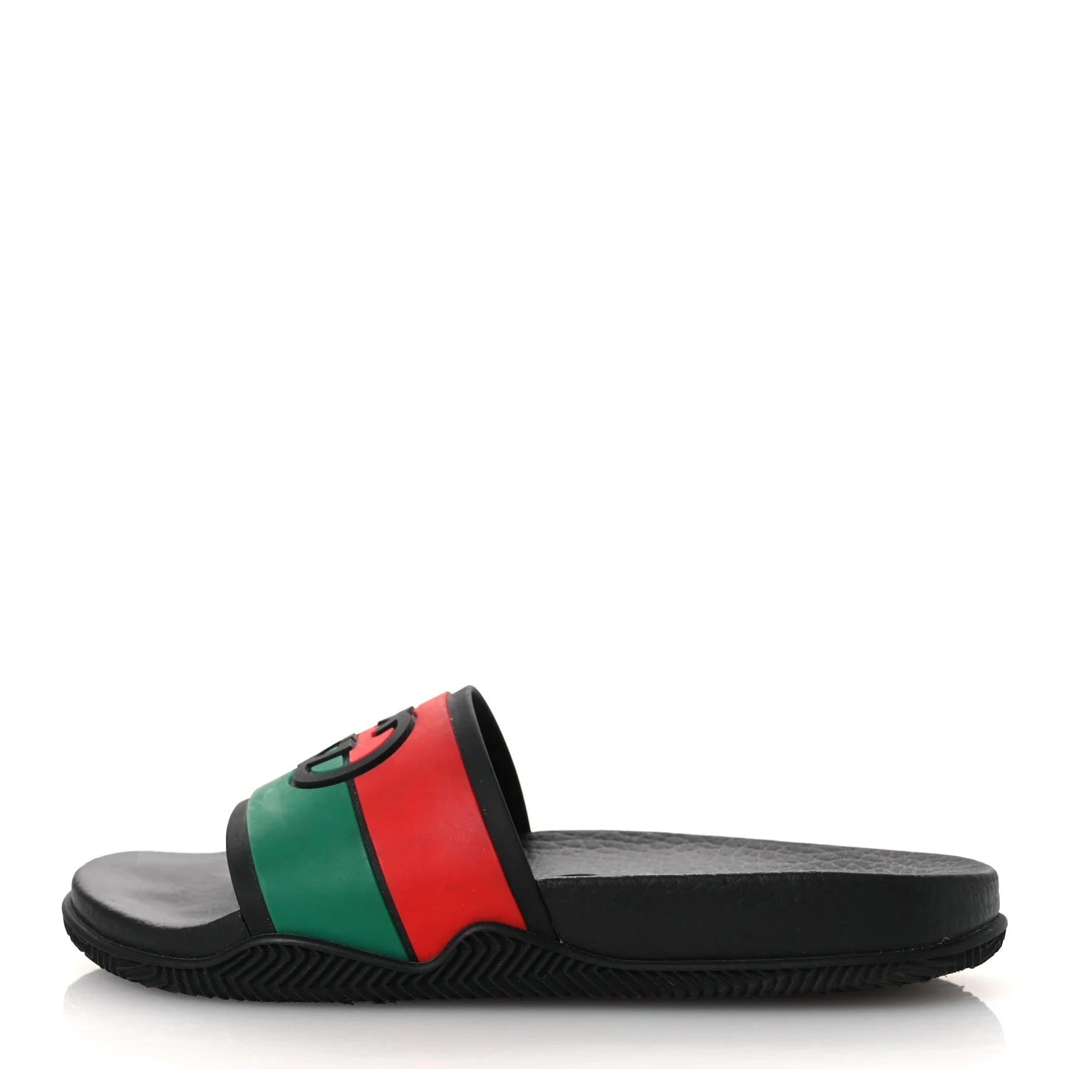 Gucci — Web Interlocking G Slide 33 — Designer Shoe — resale