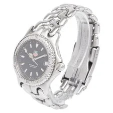 TAG Heuer Sel WG1214 K0 Quartz Black Dial Stainless Steel U 2