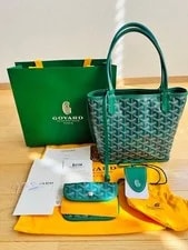 Goyard — Goyard Anjou Hand Reversible Auth New Tag Proof — Handbag — resale