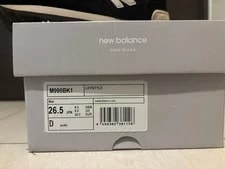 8.5US New Balance M990Bk1 2