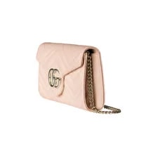 Gucci GG Marmont $1990 Chain Wallet New & 2