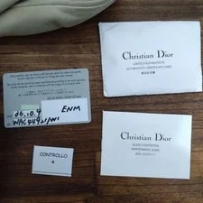 Dior Gaucho Saddle Christian W/ Card 2