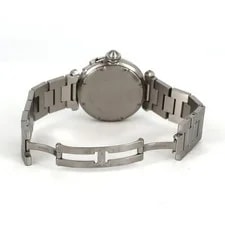 Cartier Pasha C W31024M7 Automatic Stainless Steel Salmon Pink Grid 35mm A0629 3