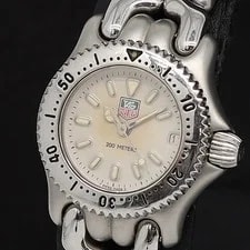 Tag Heuer — Tag Heuer 599.008 QZ Beige Dial Stainless Steel — Watch — resale