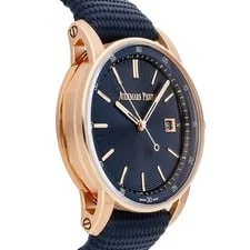 Audemars Piguet Code 11.59 Rose Gold Auto 38mm Blue Strap 77410OR.OO.A342CR.01 3