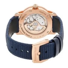Audemars Piguet Code 11.59 Rose Gold Auto 38mm Blue Strap 77410OR.OO.A342CR.01 4