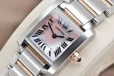 Cartier — Cartier Tank Francaise Small 20mm 18K Gold & Steel Pink MOP Dial W51027Q4 2384 — Watch — resale