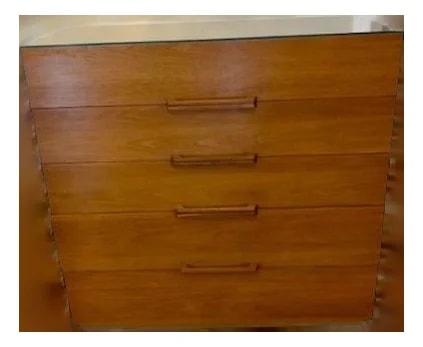 Ramseur Furniture Company — 1950s Ramseur MCM Chest of 5 Drawers With Removable Top — Furniture — resale