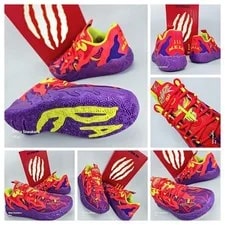 Puma MB.03 Lo US 13 Basketball Lava LaMelo 310847 01 New 3