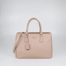 Prada — Prada Lux Medium Double Zip — Handbag — resale