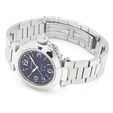 Cartier Pasha C de W31047M7 Pasha C Big Date Navy Dial Automatic W 4