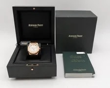Audemars Piguet Royal Oak 41mm 15400OR Rose Gold White Dial 2017 2