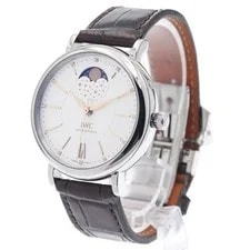 IWC Portofino IW459011 37mm SS Silver Dial Automatic Moon Phase #C3253 2