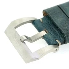 Panerai Leather Strap 26mm Blue Authentic Buckle 3