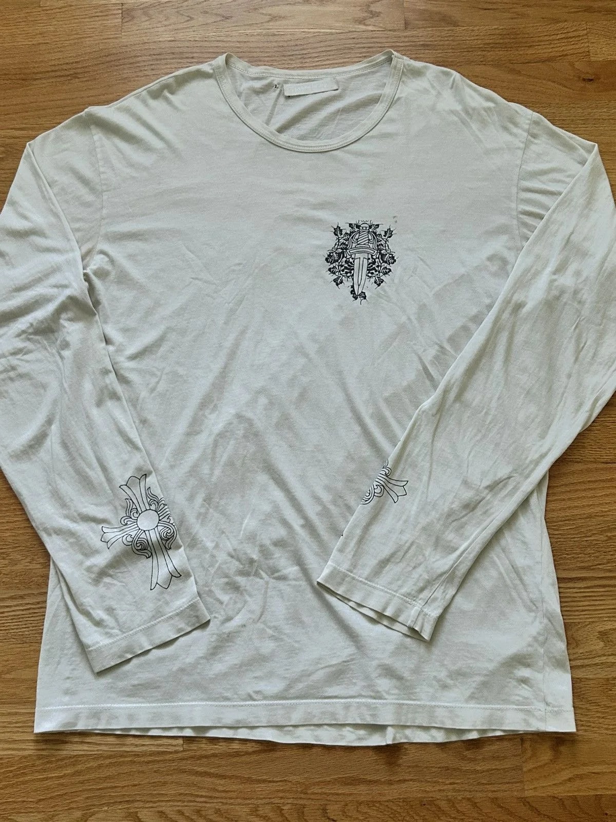 Chrome Hearts — Hearts Vine Dagger Cross Longsleeve — streetwear — resale