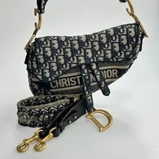 Dior — Dior Saddle Medium Embroidery Strap Italy — Handbag — resale