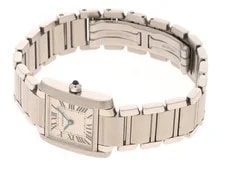 Cartier Tank Française SM W51008Q3 20.3mm Silver Dial Quartz With Box #DW1770 3