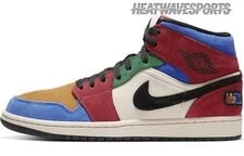 Air Jordan — The Great X Air Jordan 1 Mid 'Fearless' CU2805-100 New Sizes — Sneaker — resale