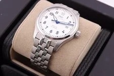 2025 IWC Pilot's Mark XX 40mm IW328208 Stainless Steel Silver Dial 4