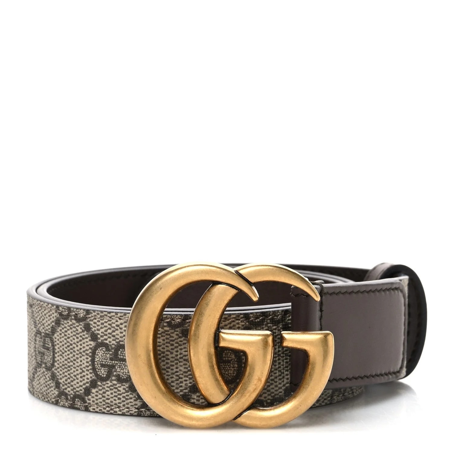 Gucci — Matte Plutone Double G 30mm Belt 70 28 New Acero — Accessory — resale