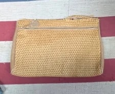 Botegga Veneta Woven Fiber Handbag Clutch 70s Weave 2