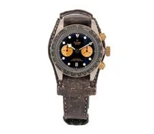 Tudor Black Bay Chrono S&G 41mm Auto 79363N Black Dial Leather 4