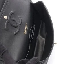 Chanel Chevron V Stitch W Flap Indian Calf r0_0712 3