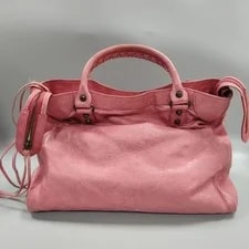 Auth Balenciaga Classic City Medium Top Handle Crossbody BagMirror 2