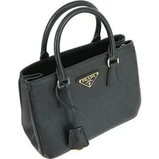 Prada Galleria Lux Triangle Logo 2Way Handba 4