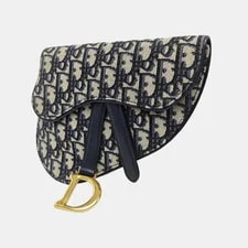 Dior Saddle Embroidered Monogram Logo Saddle - Very Good #14ICEA4 3
