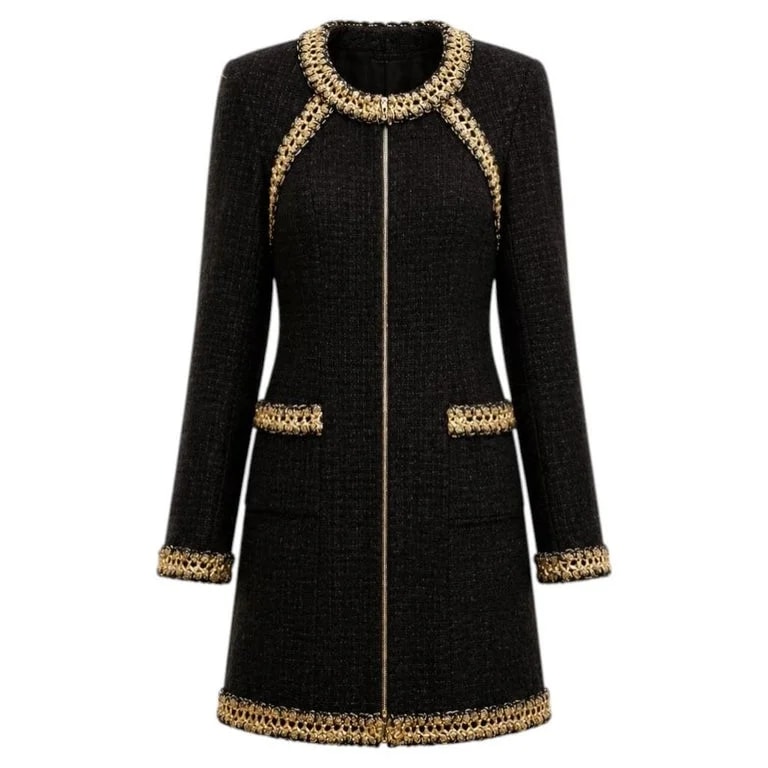 Chanel — Chanel Paris / Shanghai Jacket With Braided Trim 36 FR — Clothing — resale