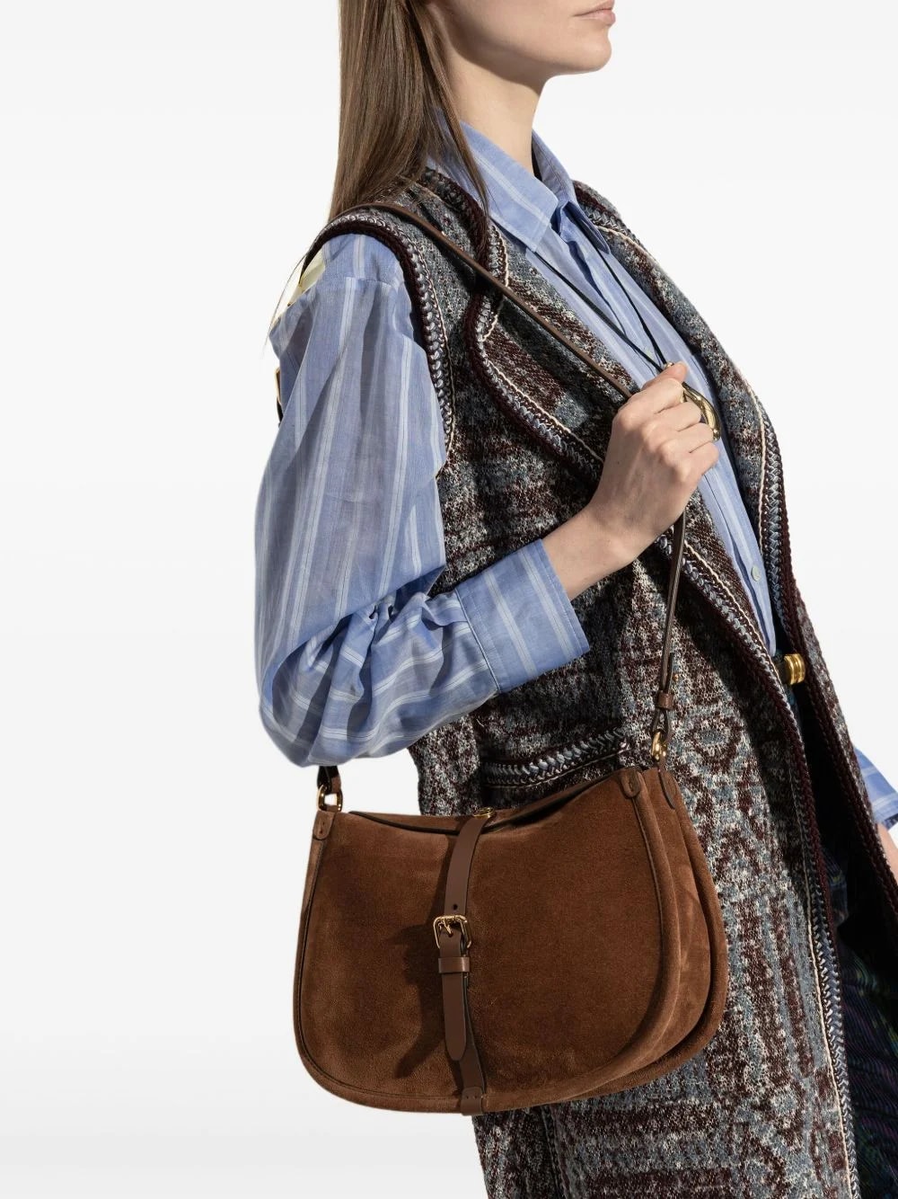 Etro — Etro Pegasus — Cowhide; Lining: — Handbag — resale