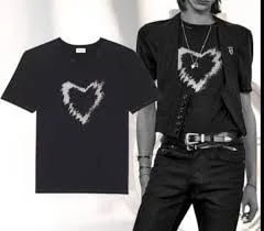 Saint Laurent — Saint Laurent Heart T-Shirt — streetwear — resale
