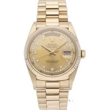 Rolex Day-Date 18038LB(9) Yellow Gold 36mm Champagne Dial Automatic #LPW1399 2