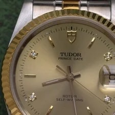 Tudor Champagne 5-Diam Dial Prince Date 74033 Automatic 34mm 2